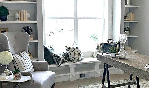 Remodelaholic | Inspired Through Instagram: Home Offices where Style Meets Function