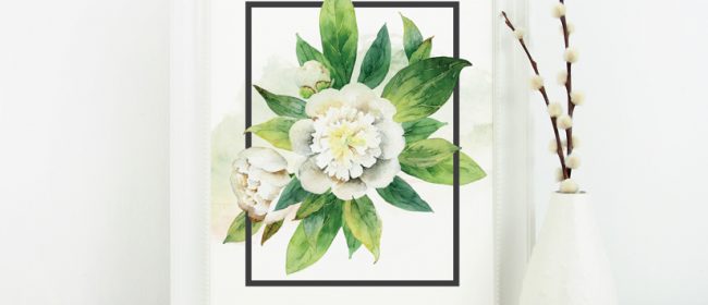 Remodelaholic | Free Watercolor Floral Print