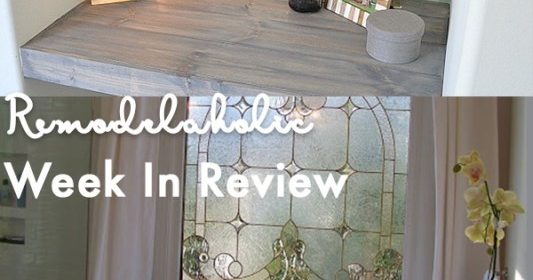 Remodelaholic | DIY Tile Shower & Tub Update in A Weekend + Spring Decor